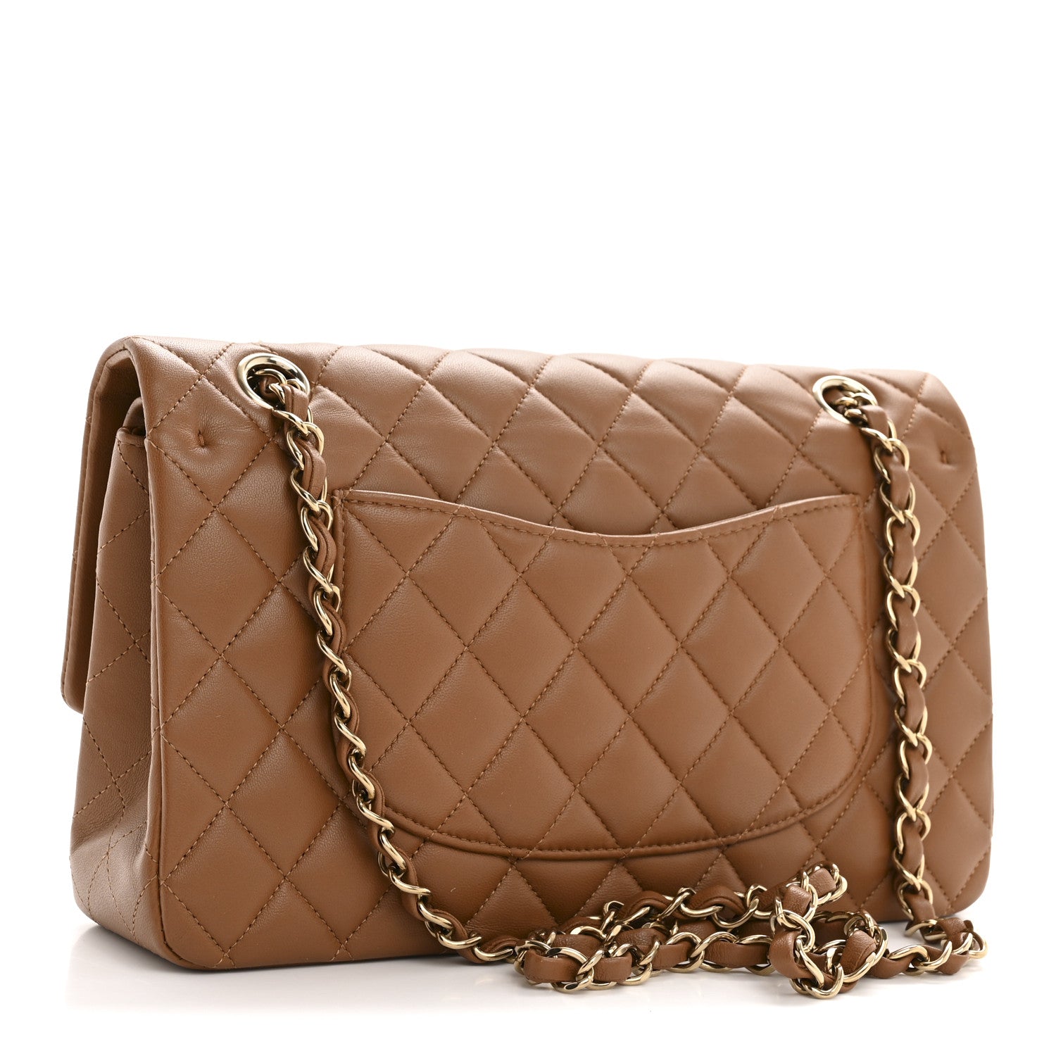 Chanel Lambskin Quilted Medium Double Flap Brown 3 of 11