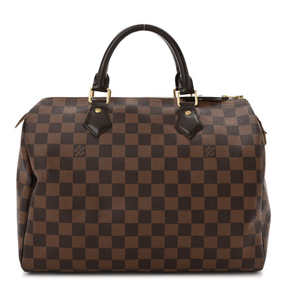 Louis Vuitton Damier Ebene Speedy 30 1 of 10
