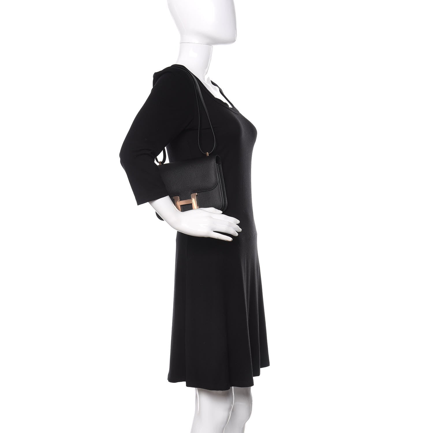 Hermes Epsom Constance 18 Black 2 of 12