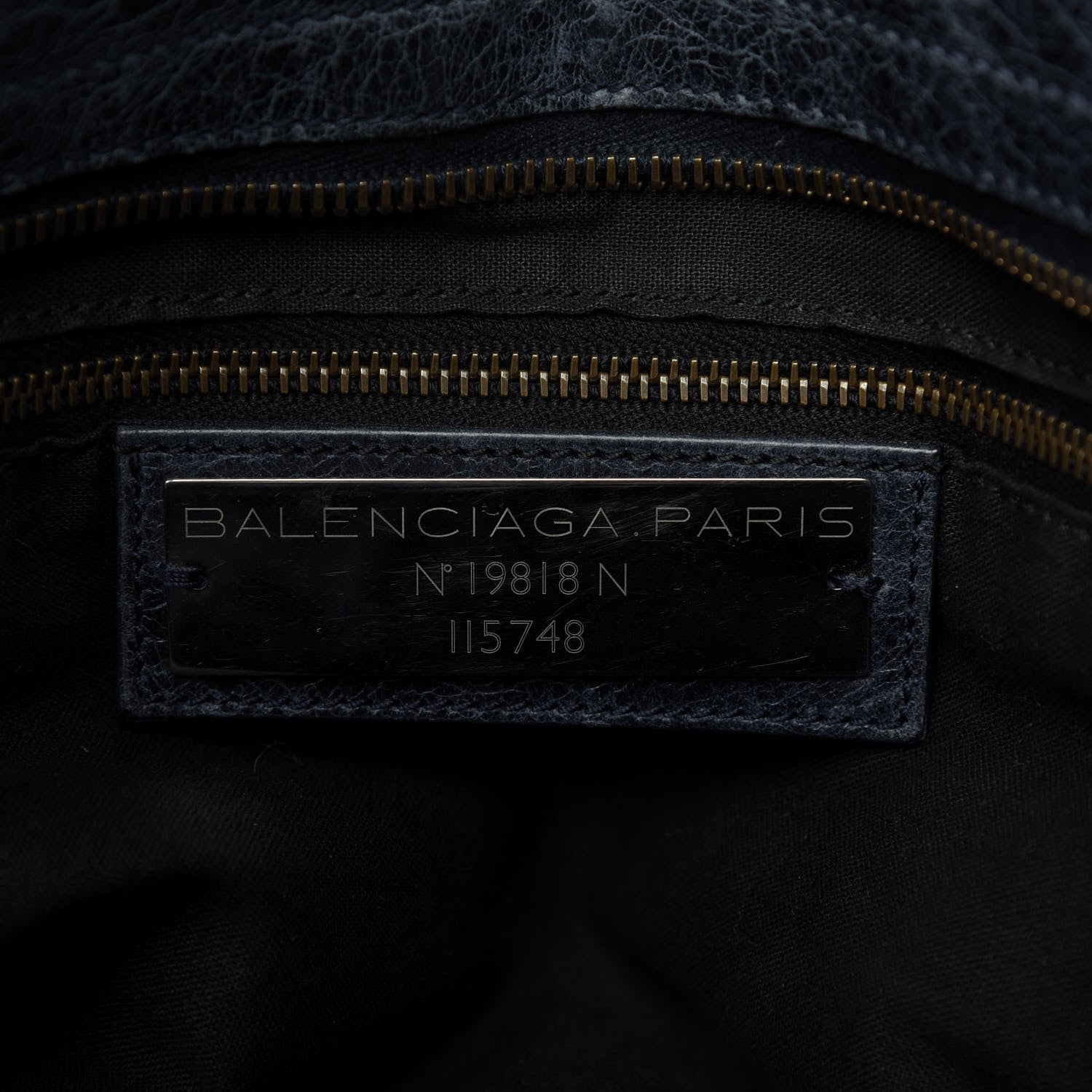 Balenciaga Agneau Classic Hardware City Dark Night 8 of 9