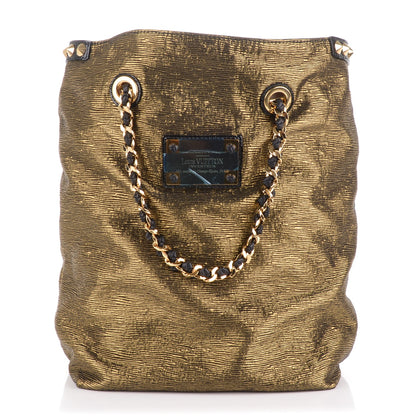 Louis Vuitton Metallic Jacquard Double Jeu Tote Gold 1 of 7