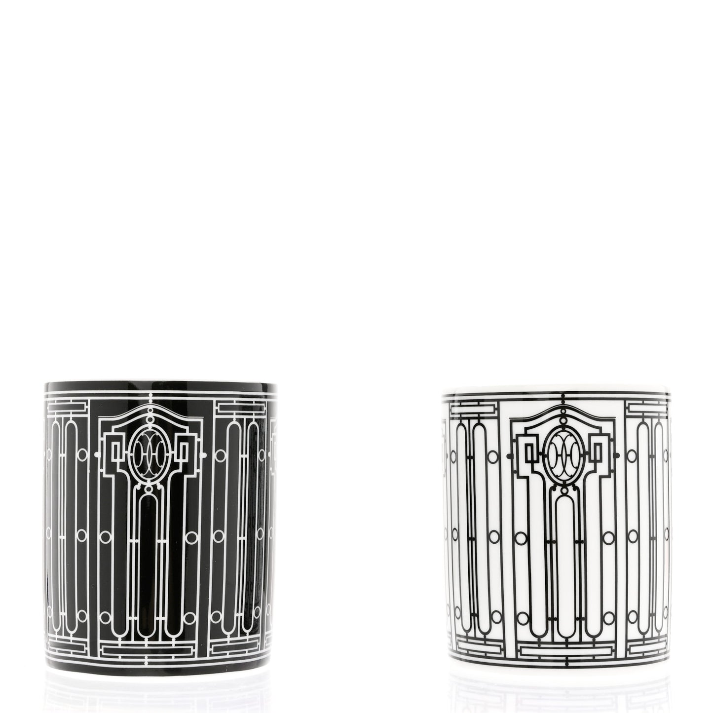 Porcelain H Deco Mug Set Of 2
