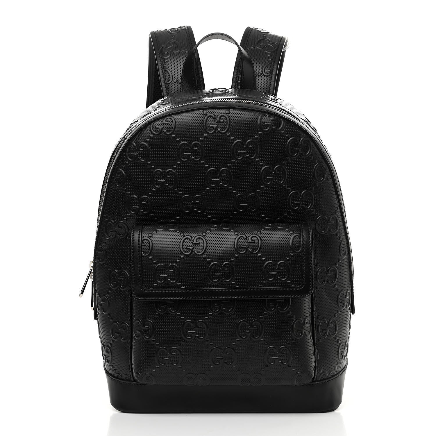 Gucci Calfskin GG Tennis Embossed Backpack Black 1 of 10