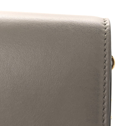 Chloe Calfskin Suede C Clutch With Chain Motty Grey 11 of 13