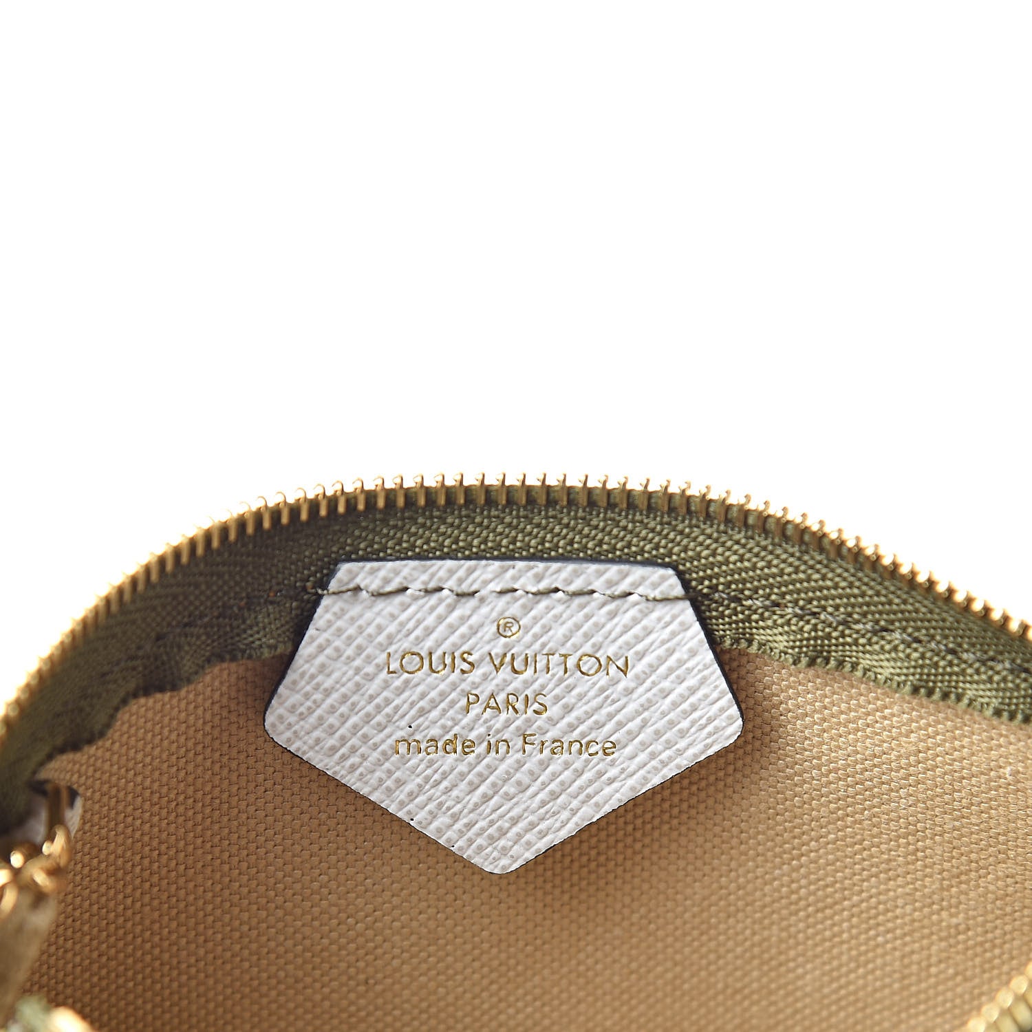 Louis Vuitton Monogram Giant Micro Pochette Accessories Kaki White 6 of 8