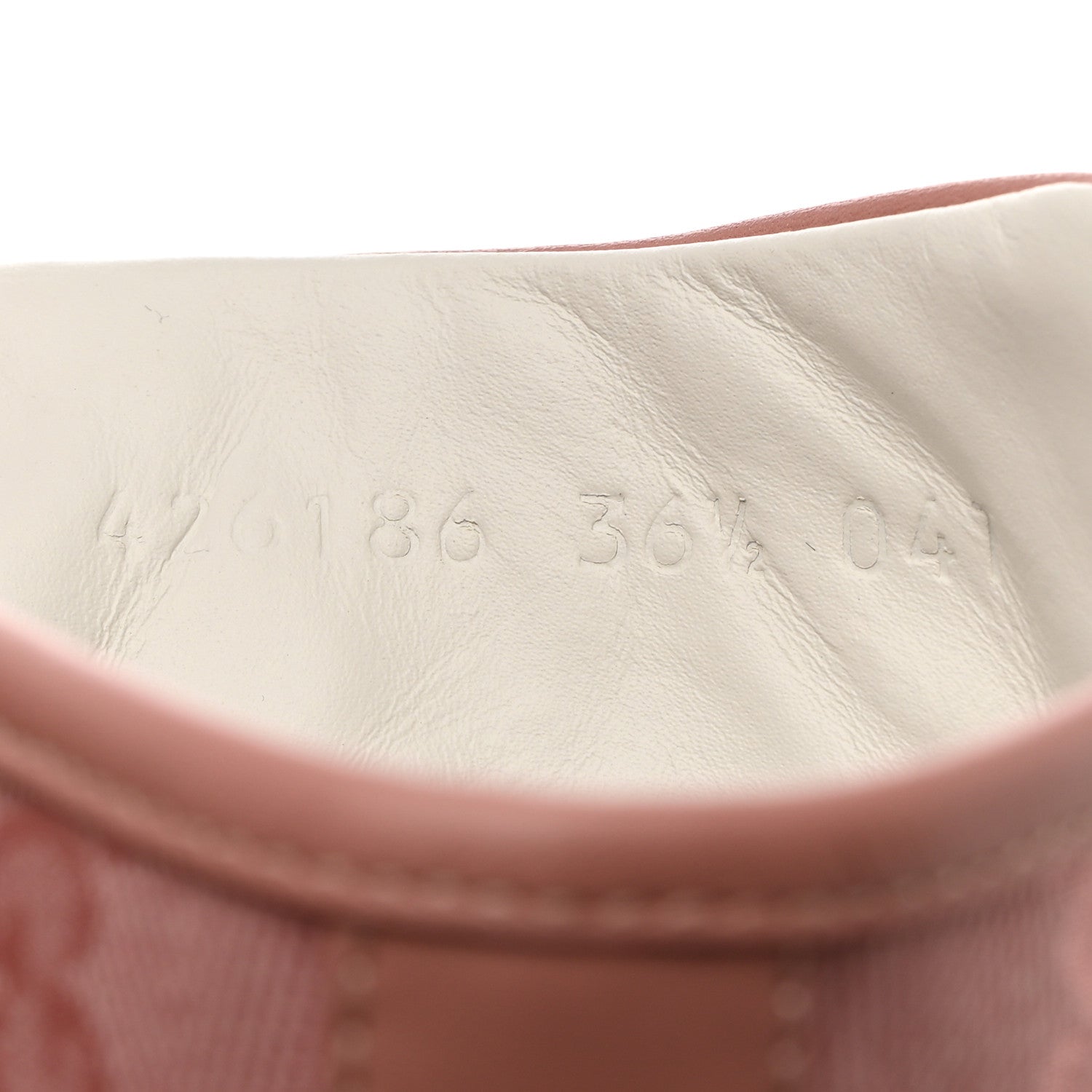 Gucci Monogram Womens High Top Sneakers 36.5 Pink Soft Pink 7 of 8