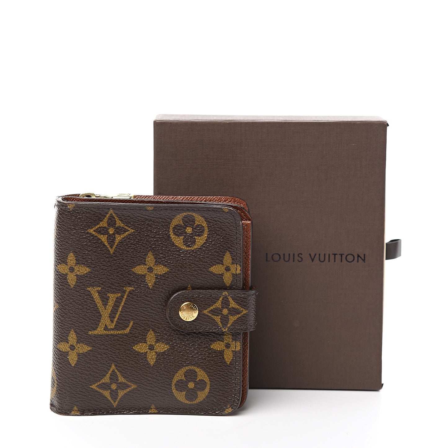 Monogram Compact Zippe Zipped Wallet