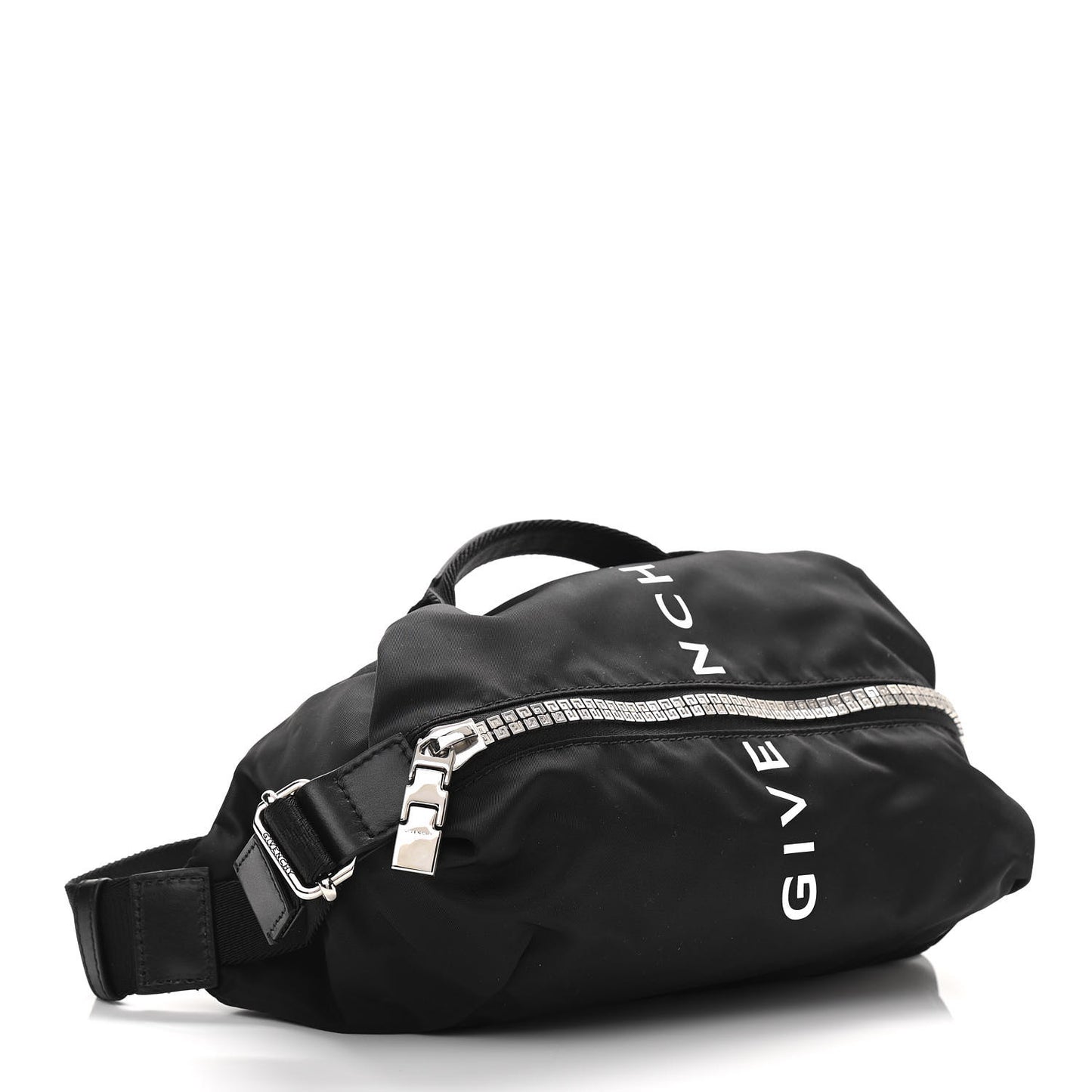 Nylon G-Zip Bum Bag Black