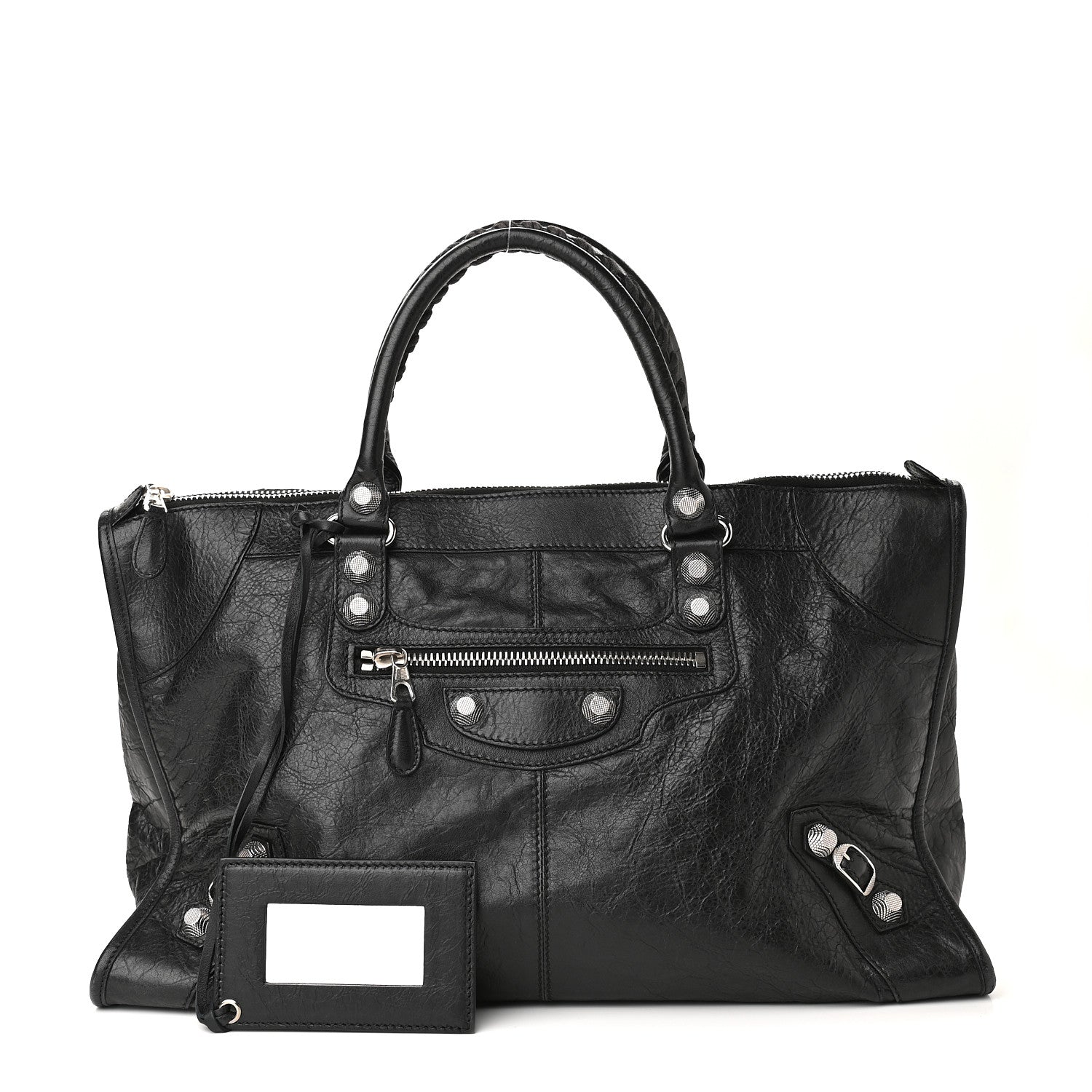 Balenciaga Agneau Giant 12 Silver Hardware Work Black 1 of 11