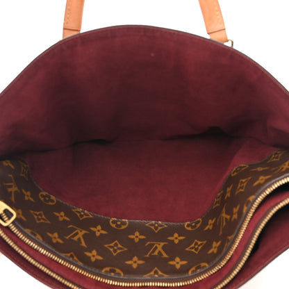 Louis Vuitton Monogram Flower Zipped Tote MM Beige 7 of 13