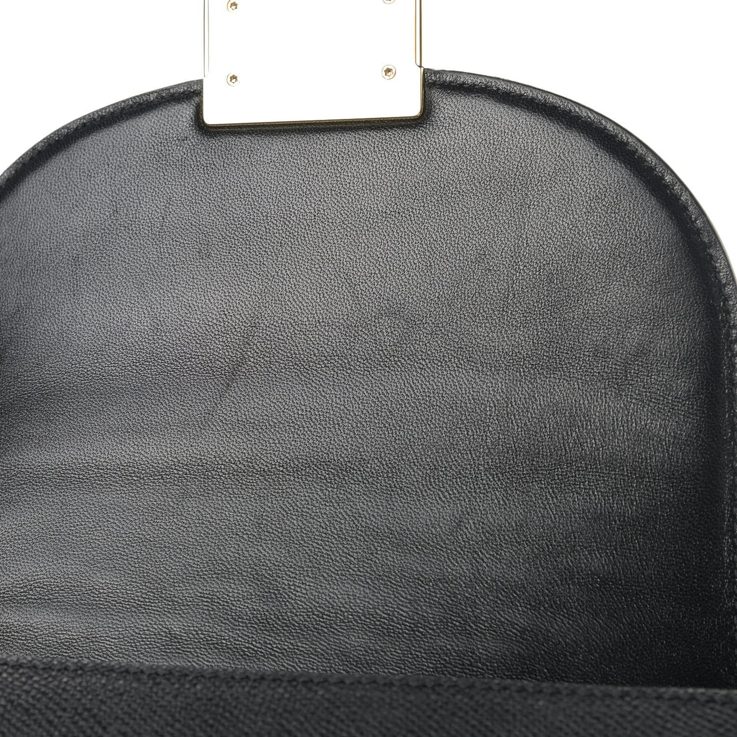 Grained Calfskin Small Trotteur Black