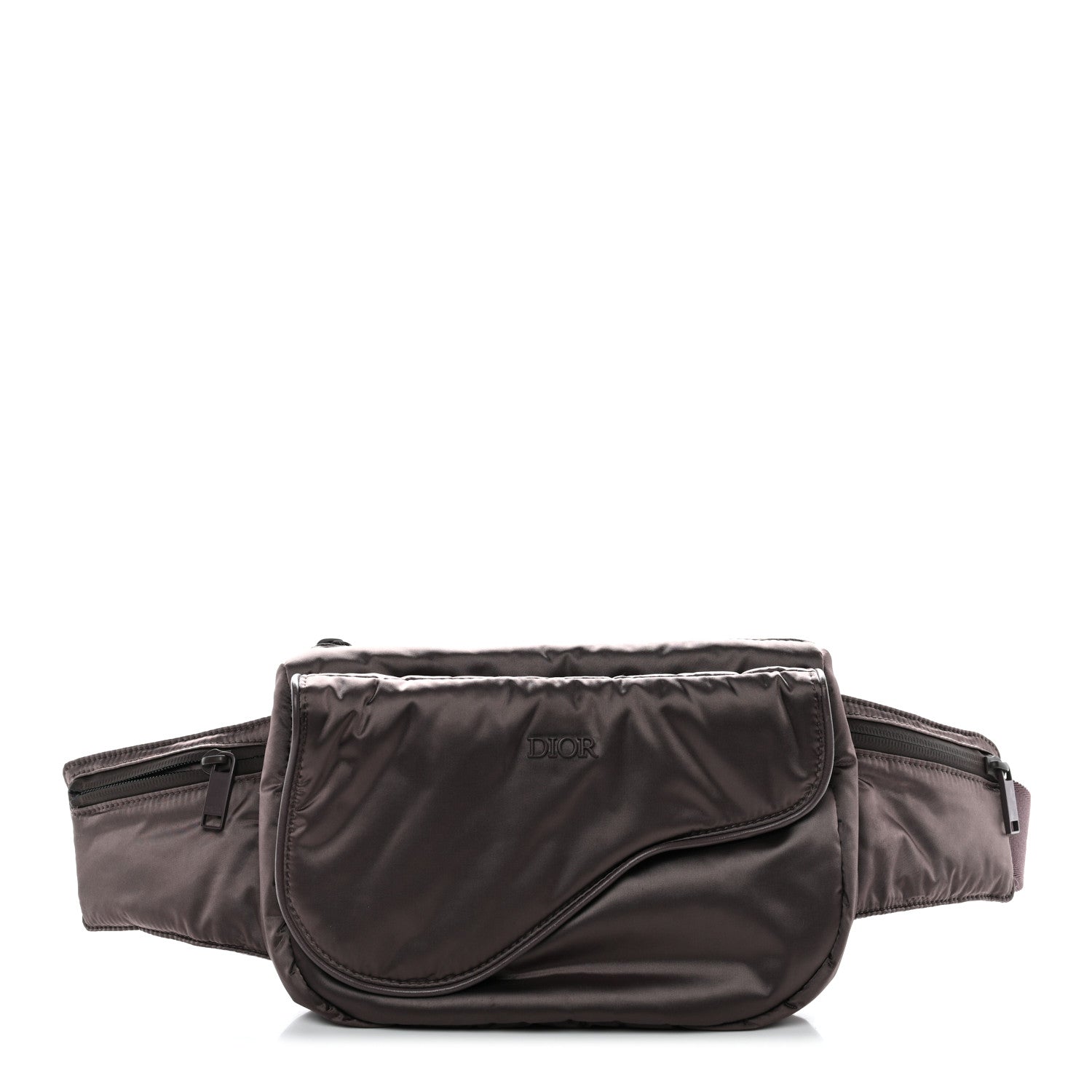 Christian Dior Nylon Saddle Belt Bag Bordeaux 1 of 10