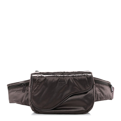 Christian Dior Nylon Saddle Belt Bag Bordeaux 1 of 10