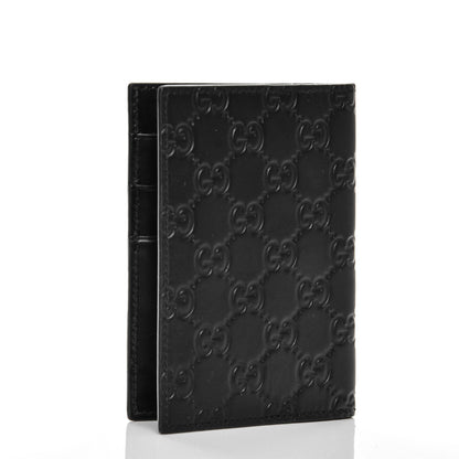 Gucci Guccissima Signature Passport Case Black 3 of 6