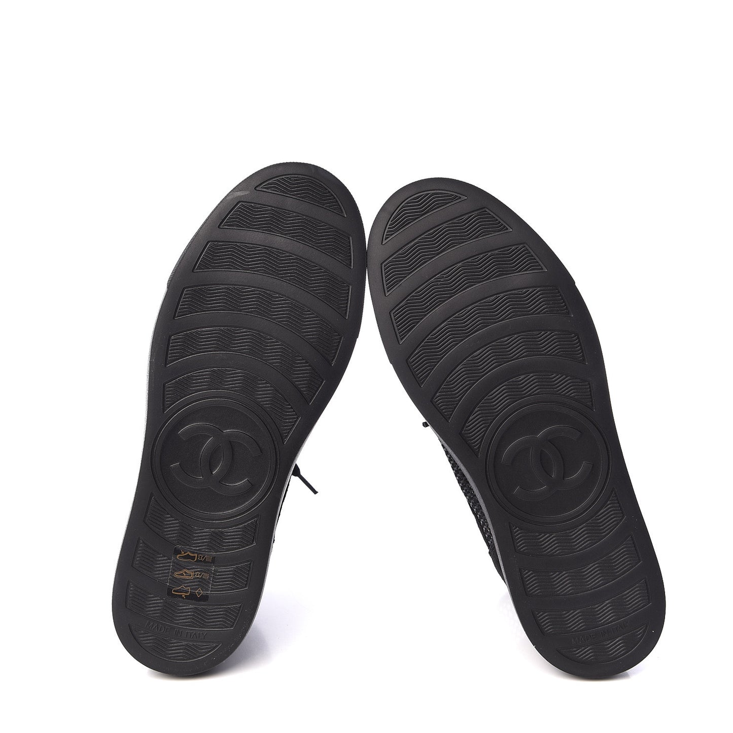Mesh Suede High Top Sneakers 35.5 Black