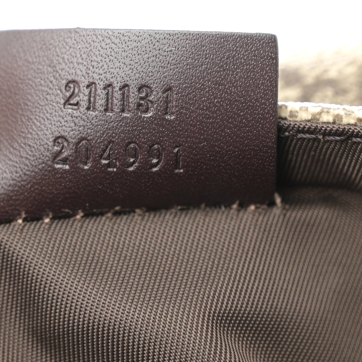 GG Plus Monogram Messenger Diaper Bag Dark Brown
