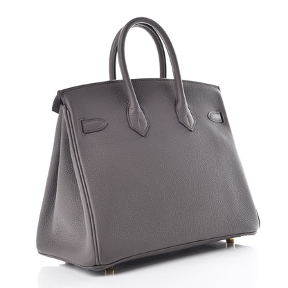 Hermes Togo Birkin 25 Etain 3 of 31