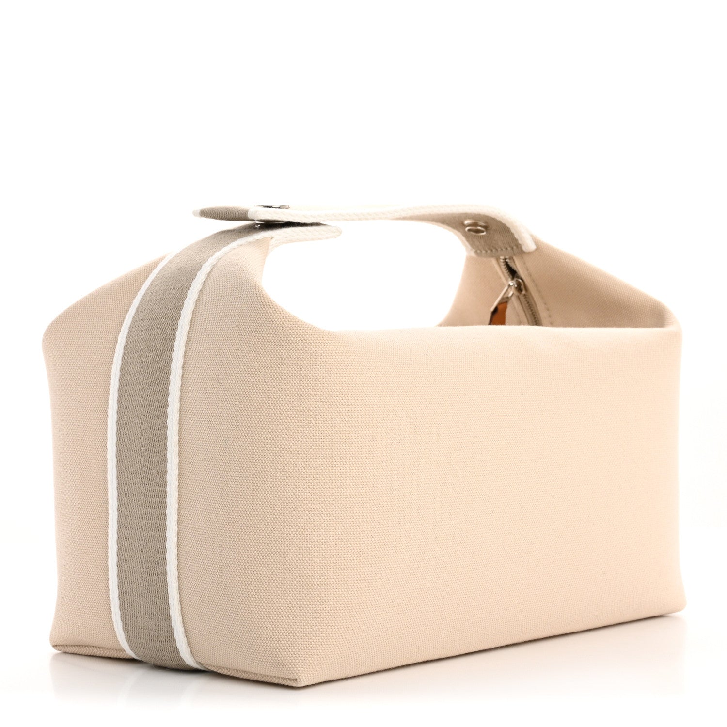 Hermes Canvas Large Bride-A-Brac Pouch Natural 3 of 7