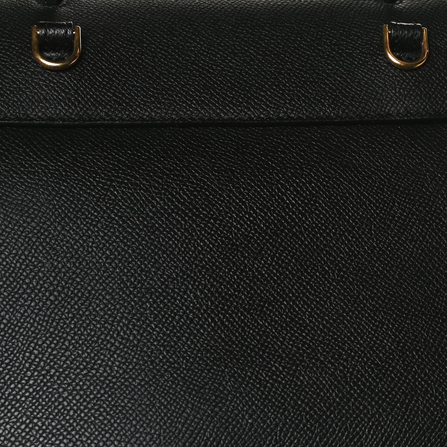 Grained Calfskin Nano Belt Bag Black
