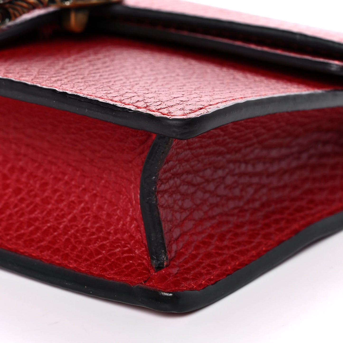 Calfskin Super Mini Dionysus Shoulder Bag Hibiscus Red