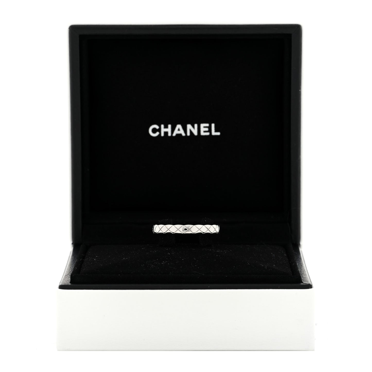 18K White Gold Mini Coco Crush Ring 58 8.25