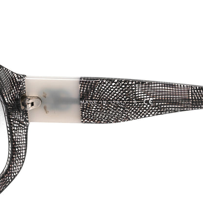 Chanel Acetate CC Lace Effect Sunglasses 5146 Black White 5 of 7