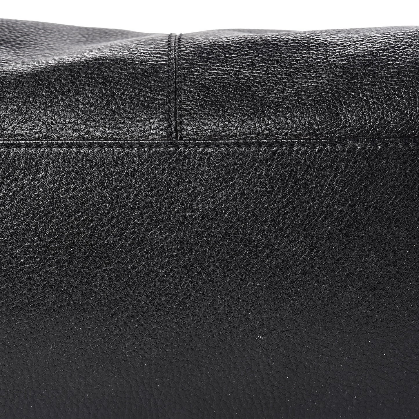 Waxed Calfskin Medium Studded Nightingale Black