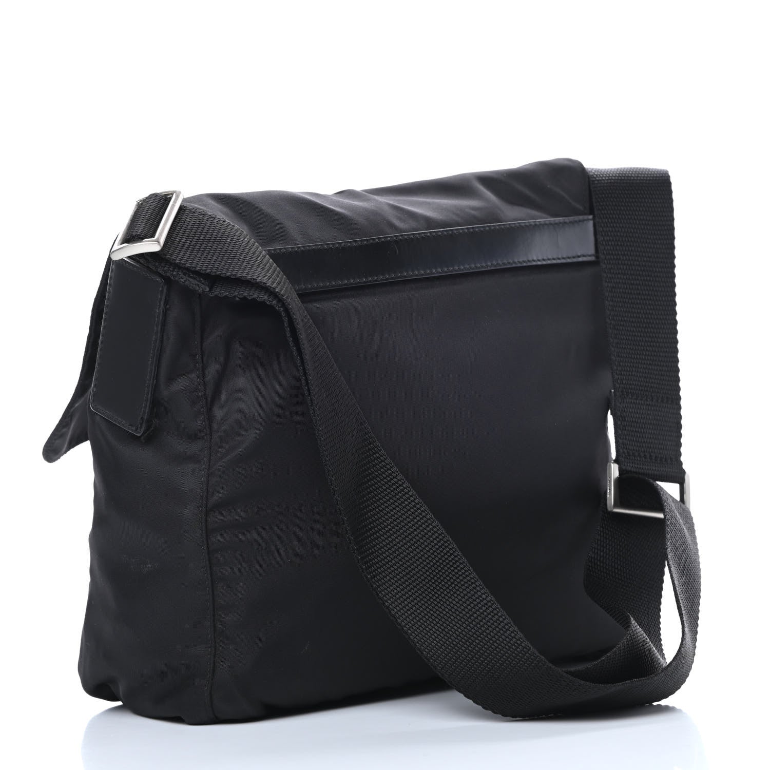 Prada Nylon Vela Messenger Black 3 of 13