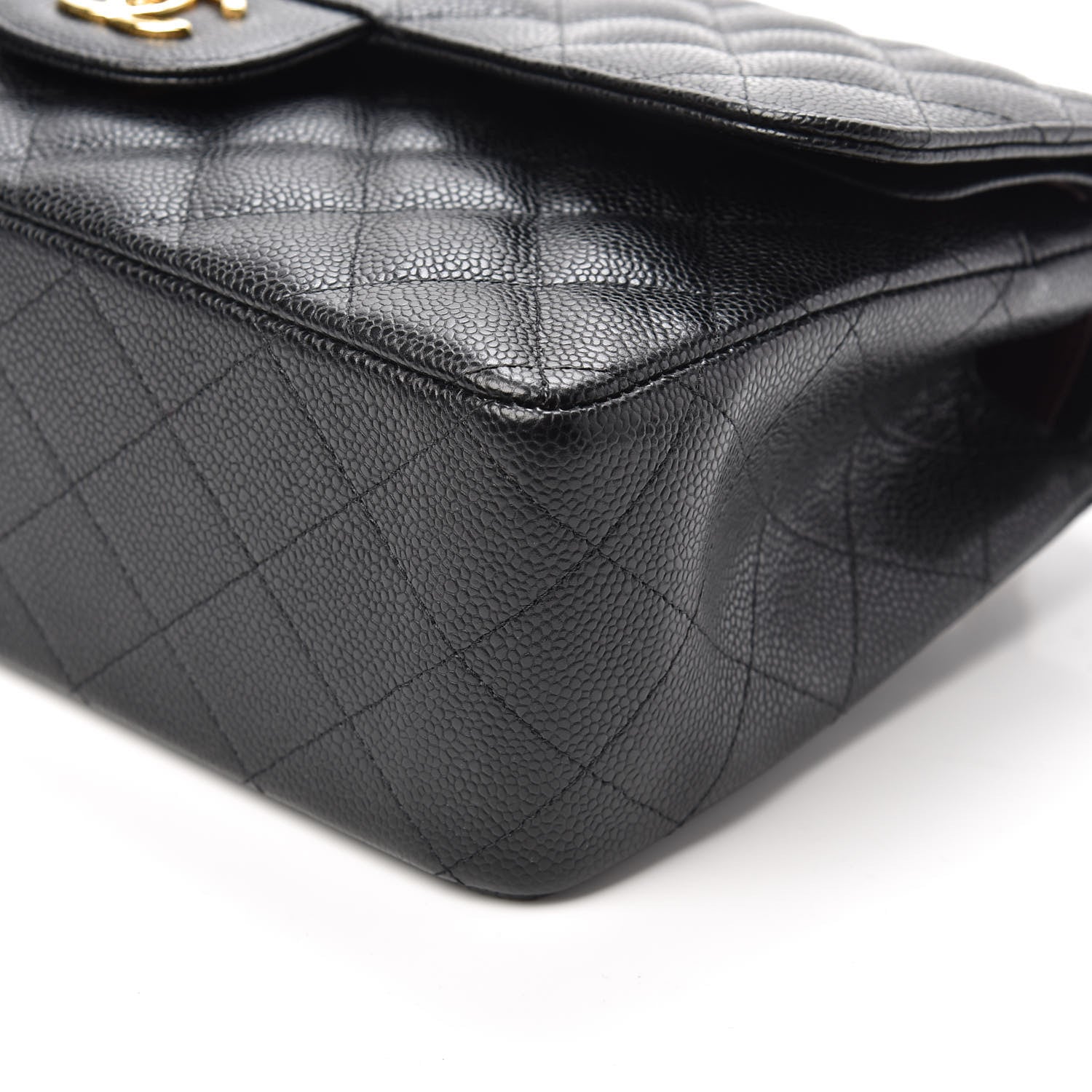Chanel Caviar Quilted Jumbo Double Flap Black 9 of 9