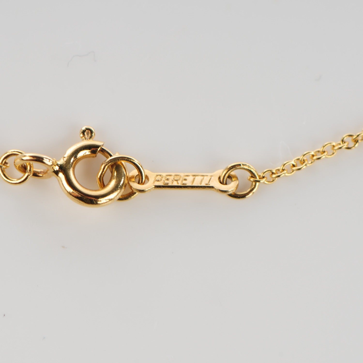 Tiffany 18K Yellow Gold Diamond Elsa Peretti Full Heart Pendant Necklace 5 of 6