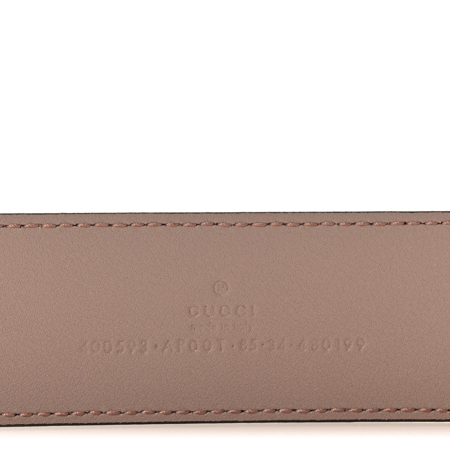 Calfskin Double G 40mm Belt 85 34 Porcelain Rose