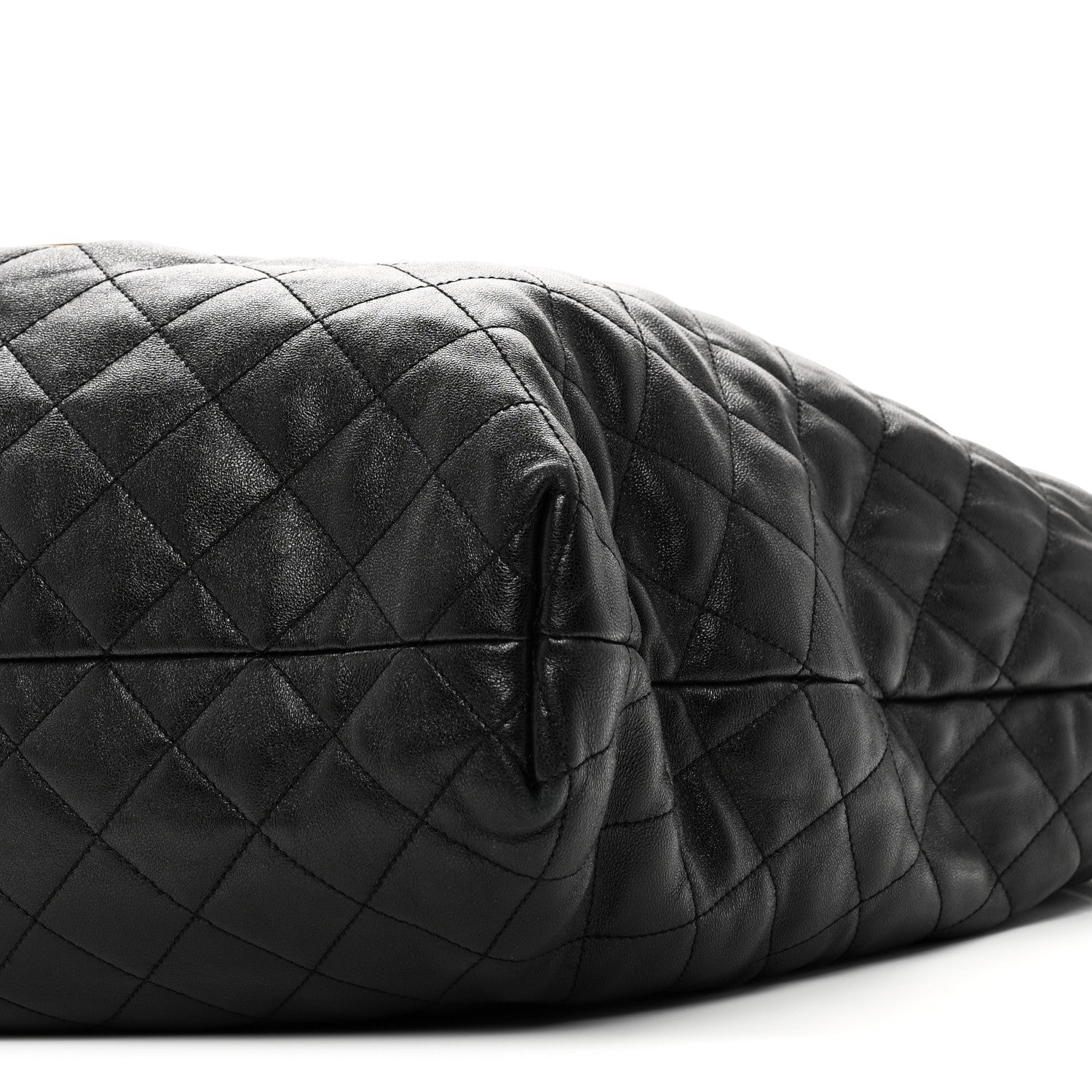 Saint Laurent Lambskin Quilted Maxi Icare Shopping Tote Black 11 of 11