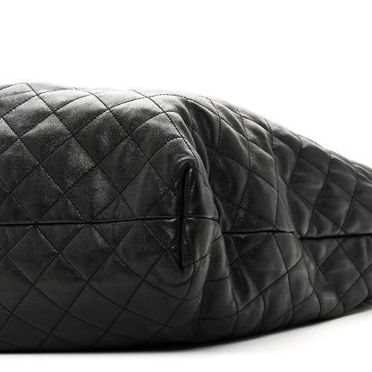 Saint Laurent Lambskin Quilted Maxi Icare Shopping Tote Black 11 of 11