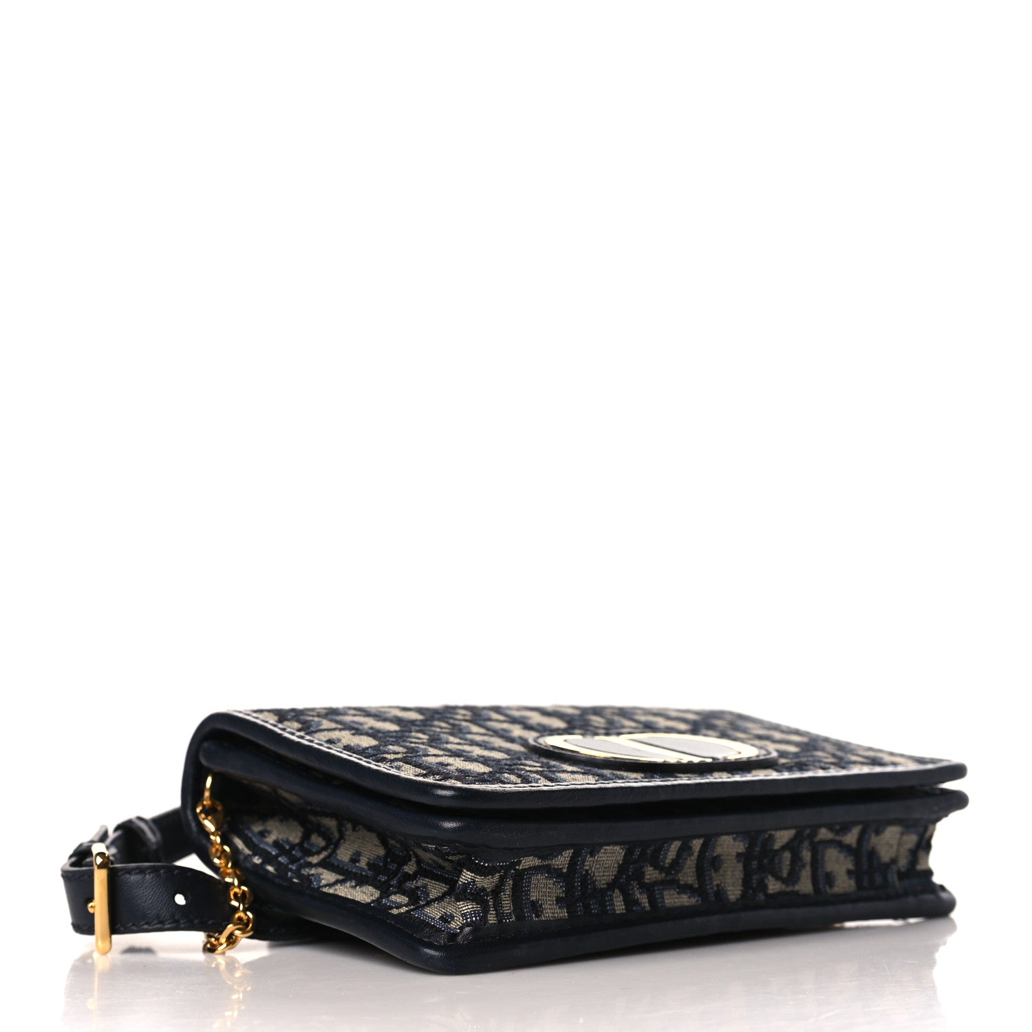 Christian Dior Oblique 30 Montaigne 2-In-1 Pouch Blue 4 of 8