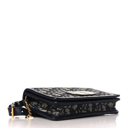 Christian Dior Oblique 30 Montaigne 2-In-1 Pouch Blue 4 of 8