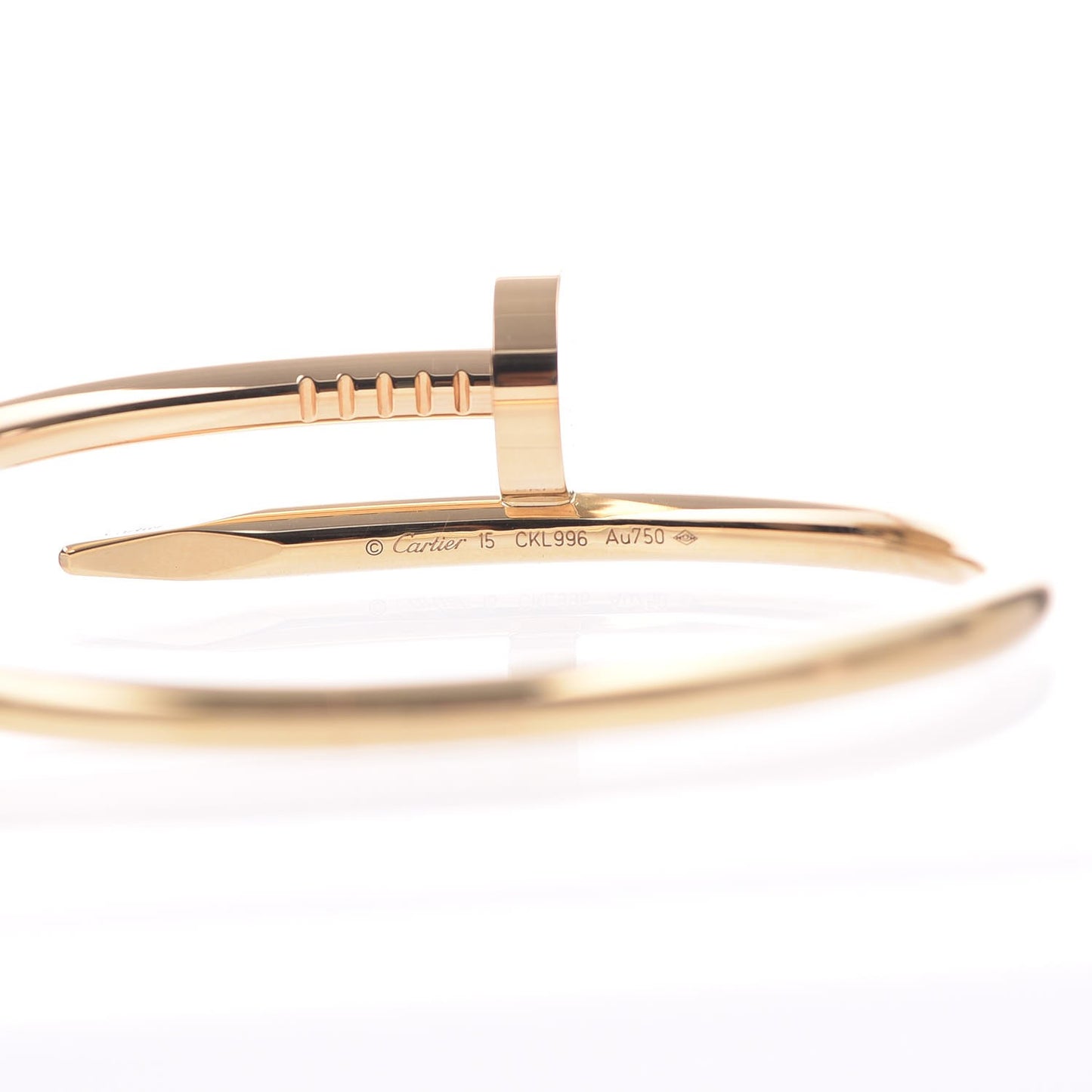 18K Yellow Gold Juste Un Clou Bracelet 15
