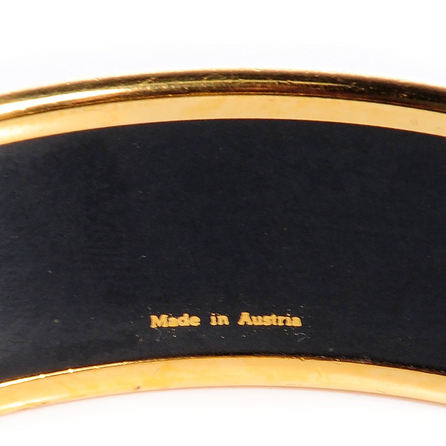 Enamel Printed Wide Bracelet 70 Bleu