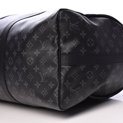 Louis Vuitton Monogram Eclipse Keepall Bandouliere 55 9 of 10
