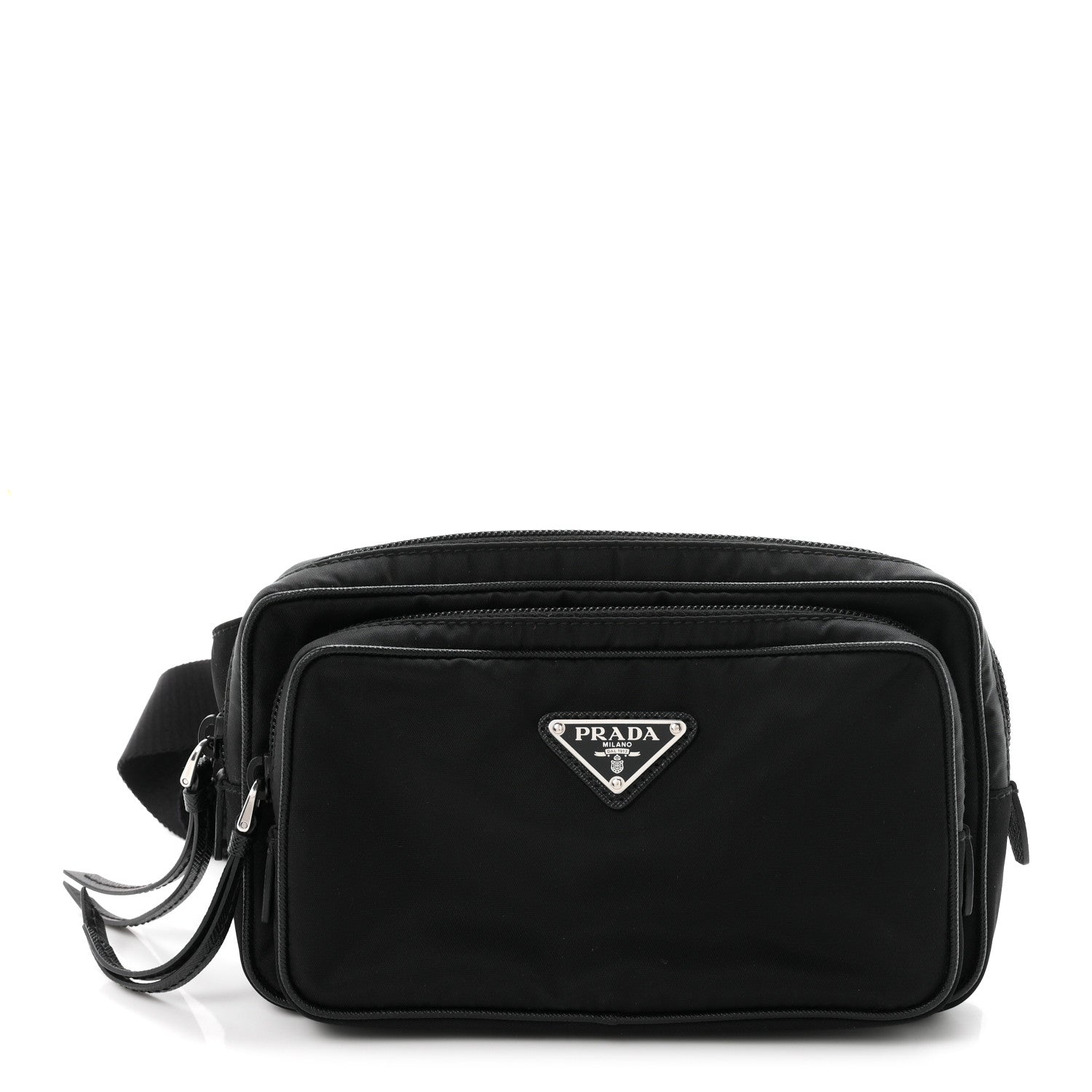 Prada Tessuto Nylon Belt Bag Black 1 of 11