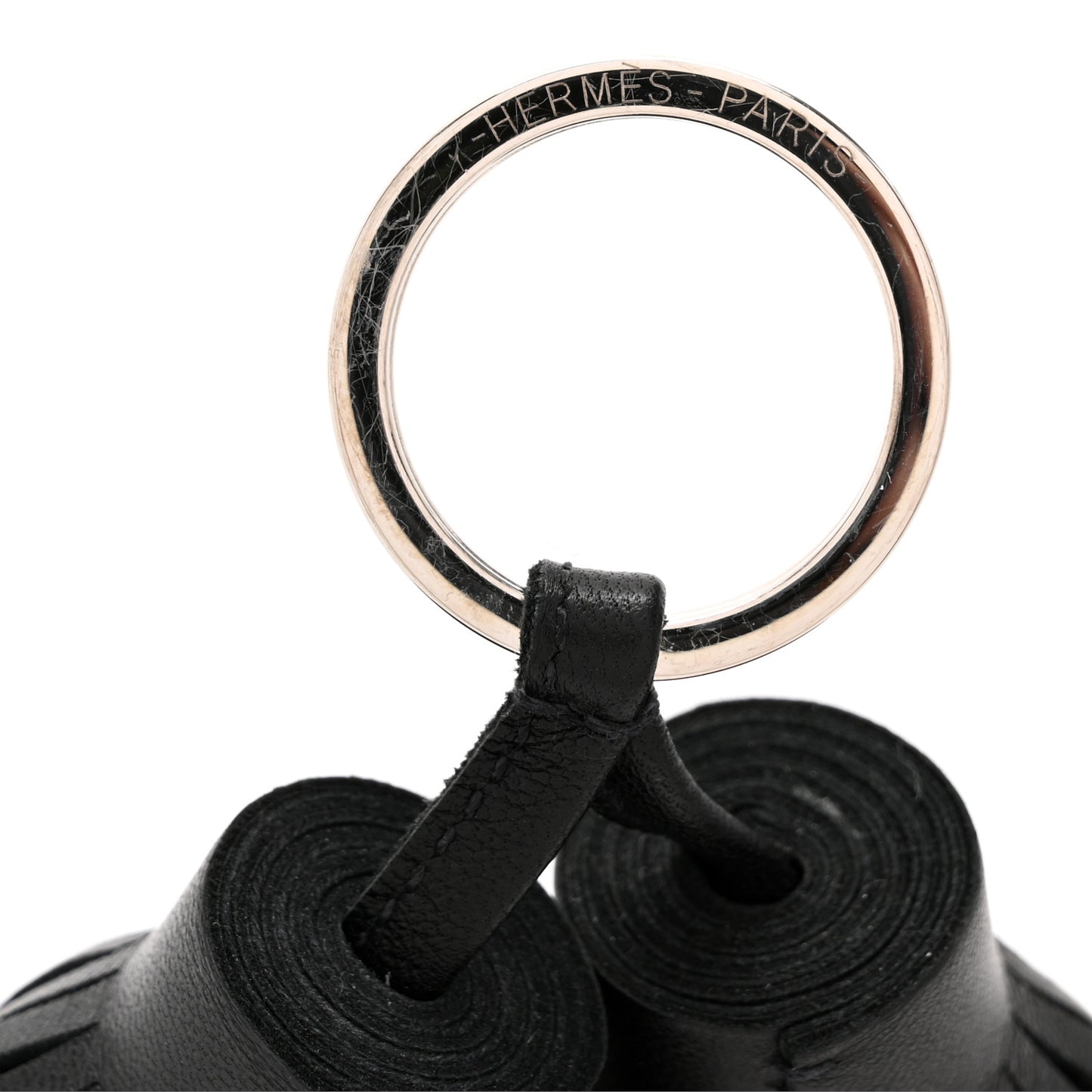 Lambskin Carmen Uno-Dos Key Holder Black