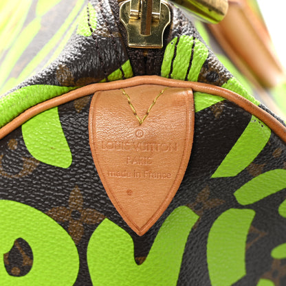 Louis Vuitton Monogram Graffiti Keepall 50 Green 5 of 11