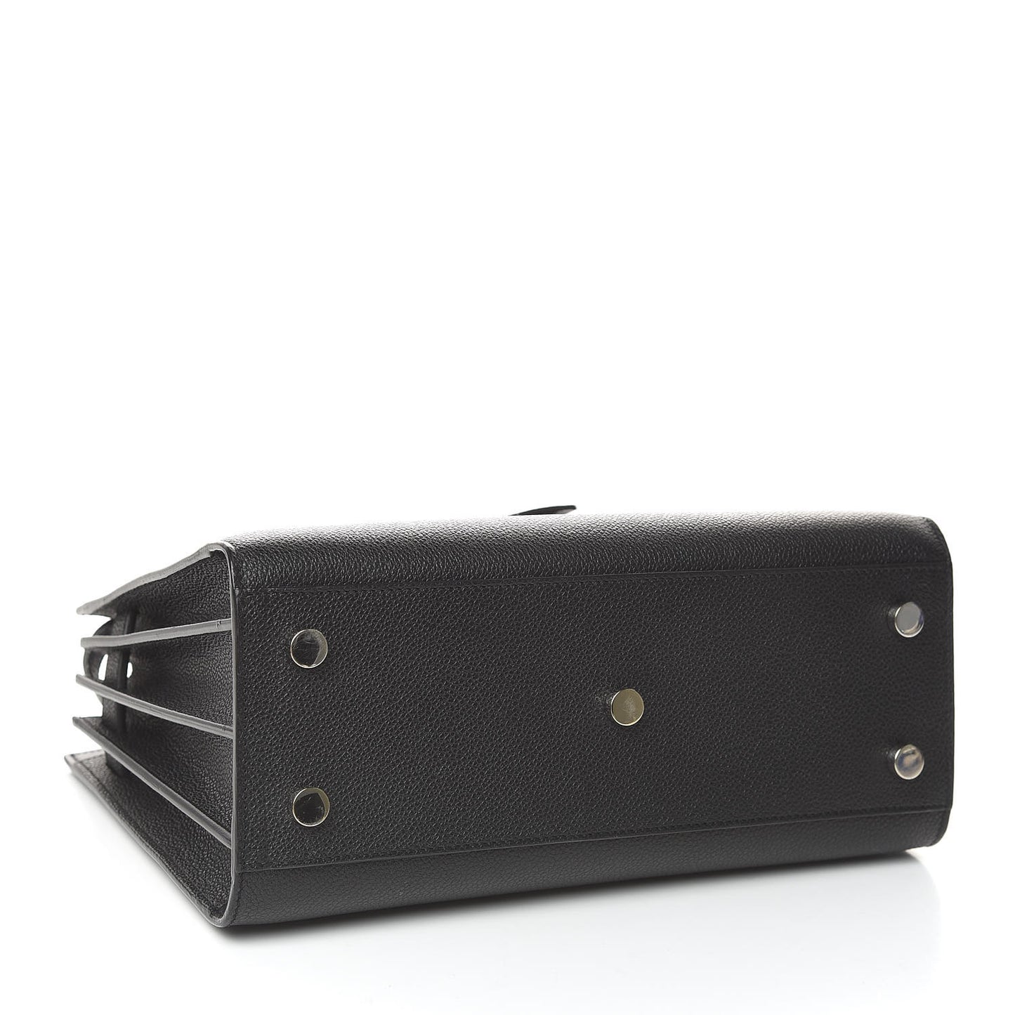 Grained Calfskin Baby Sac De Jour Black