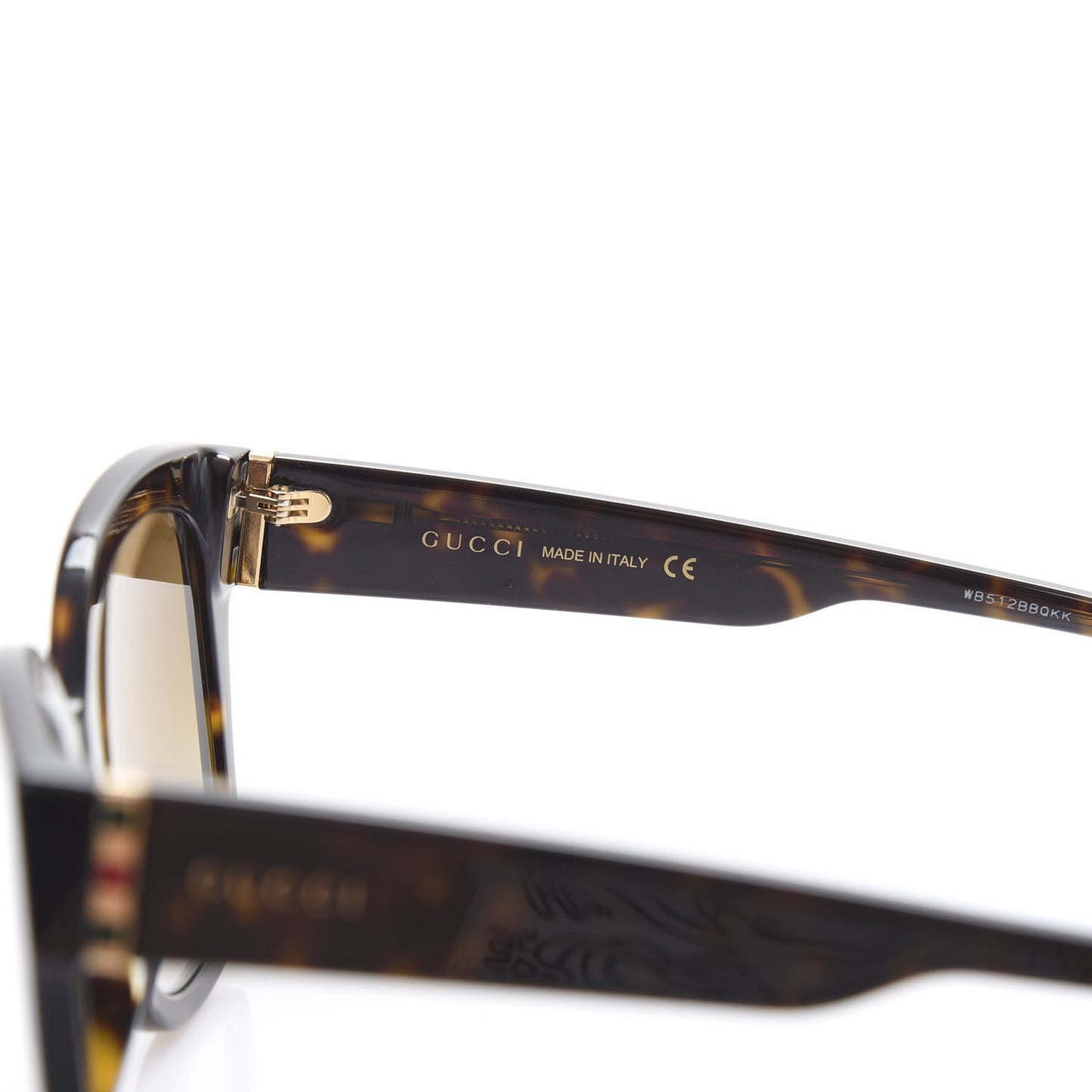 Acetate Square Frame Sunglasses GG0459S Tortoise