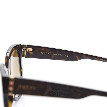 Gucci Acetate Square Frame Sunglasses GG0459S Tortoise 6 of 8