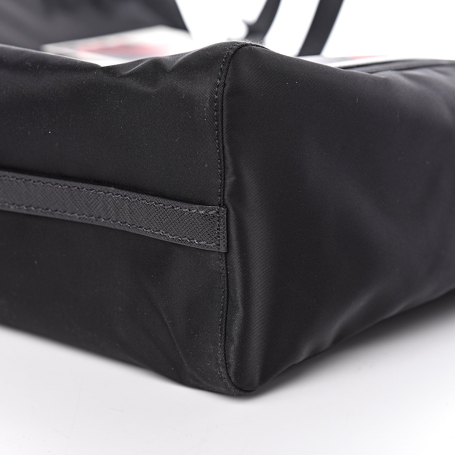 Prada X JAMES JEAN Tessuto Nylon Patch Shopping Tote Black 10 of 11