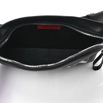 Valentino Garavani Calfskin VLTN Belt Bag Black White 5 of 11