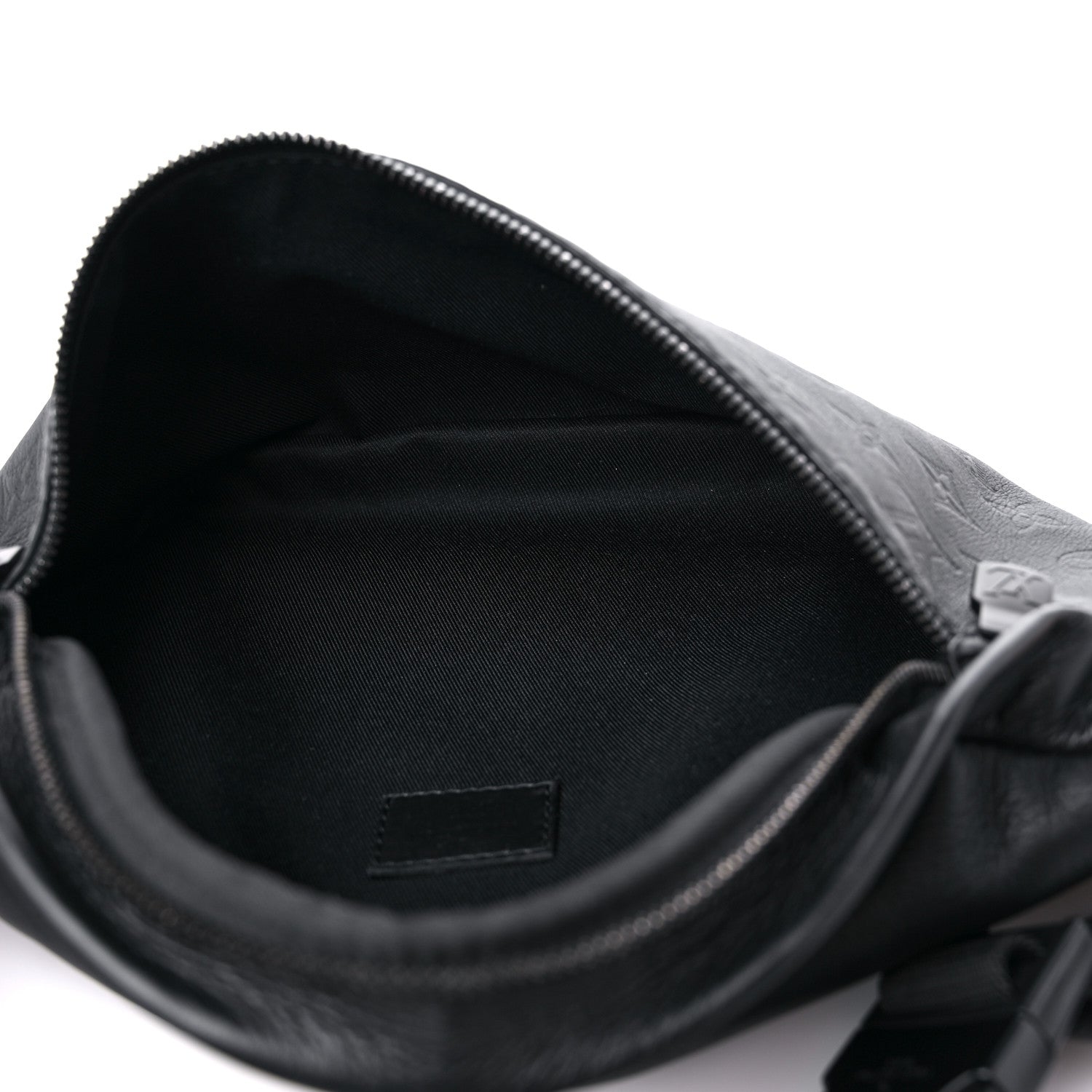 Louis Vuitton Calfskin Monogram Shadow Discovery Bumbag Black 5 of 9