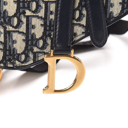 Christian Dior Oblique Saddle Belt Bag Blue 9 of 9