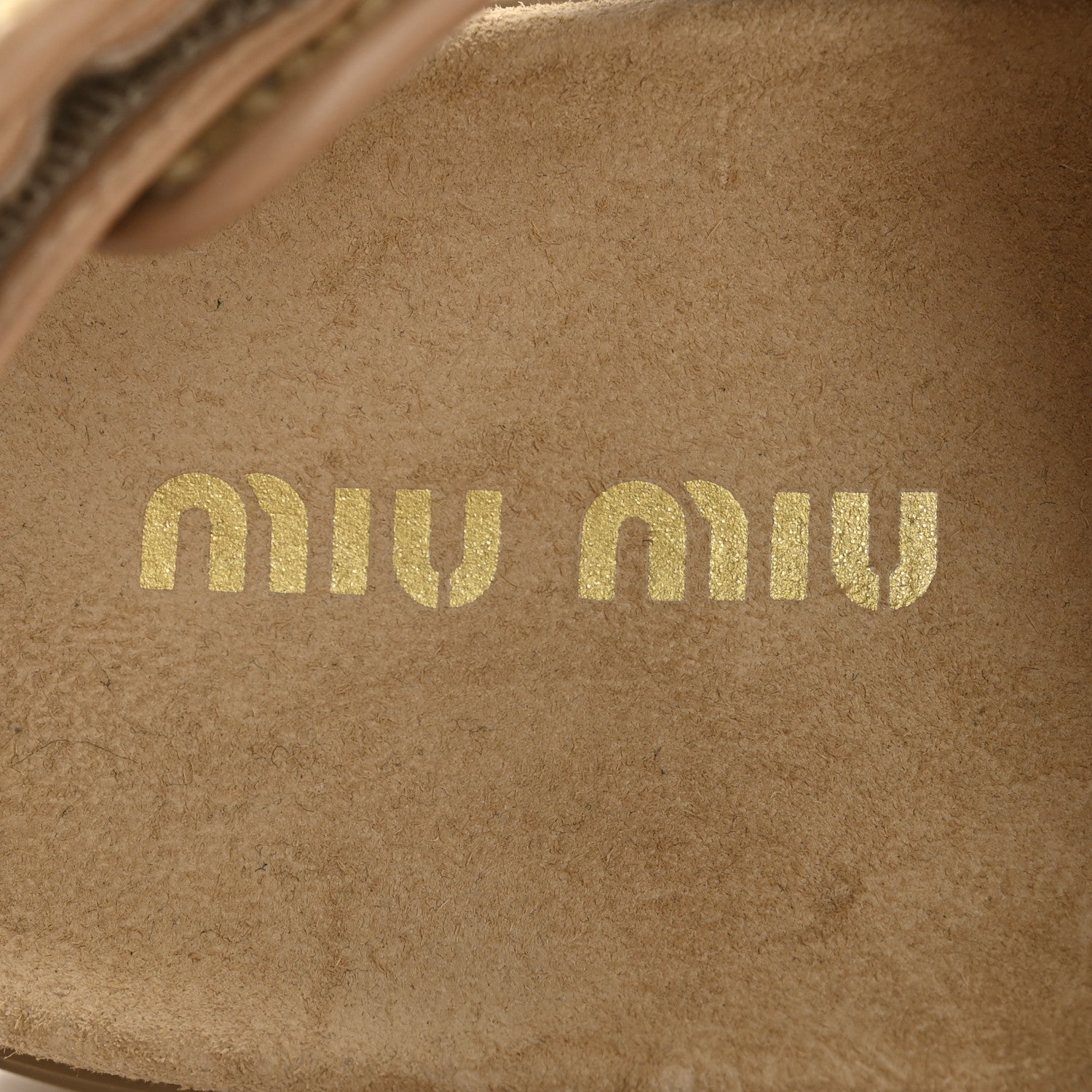 Miu Miu Raffia Sporty Sandals 38 Naturale 7 of 8