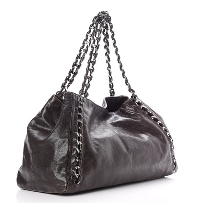 Chanel Glazed Caviar East West Modern Chain Tote Brown 3 of 9